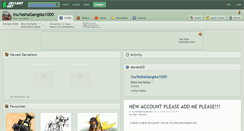 Desktop Screenshot of inuyashagangsta1000.deviantart.com