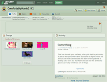 Tablet Screenshot of comfortablynumb2112.deviantart.com
