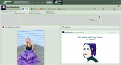 Desktop Screenshot of burntfaestock.deviantart.com