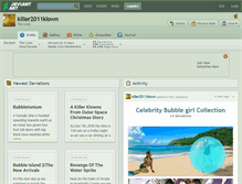 Tablet Screenshot of killer2011klown.deviantart.com