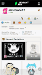 Mobile Screenshot of mewcuxie12.deviantart.com