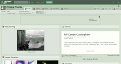 Desktop Screenshot of pricking-thumbs.deviantart.com