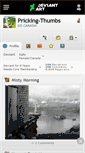 Mobile Screenshot of pricking-thumbs.deviantart.com