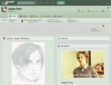 Tablet Screenshot of jasper-fans.deviantart.com