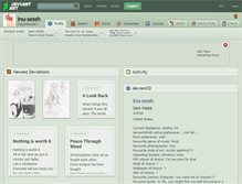 Tablet Screenshot of inu-sessh.deviantart.com