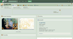 Desktop Screenshot of clamp-wish.deviantart.com