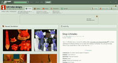 Desktop Screenshot of ichi-neko-designs.deviantart.com