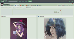 Desktop Screenshot of mediumix.deviantart.com