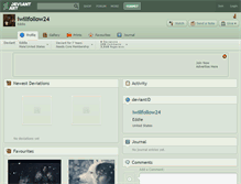 Tablet Screenshot of iwillfollow24.deviantart.com