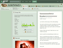 Tablet Screenshot of gundamfantasydj.deviantart.com