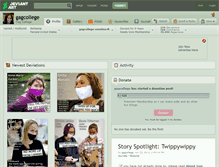 Tablet Screenshot of gagcollege.deviantart.com