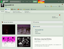 Tablet Screenshot of heaven00110.deviantart.com
