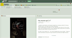Desktop Screenshot of chopstyx.deviantart.com