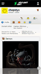 Mobile Screenshot of chopstyx.deviantart.com