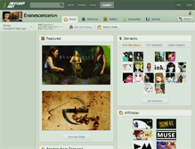 Tablet Screenshot of evanescencers.deviantart.com