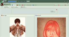 Desktop Screenshot of darkness333.deviantart.com