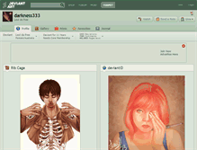 Tablet Screenshot of darkness333.deviantart.com