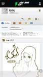 Mobile Screenshot of lollic.deviantart.com