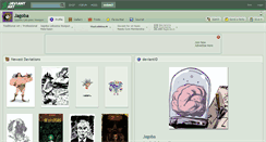 Desktop Screenshot of jagoba.deviantart.com