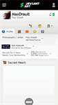 Mobile Screenshot of maxdrault.deviantart.com