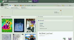 Desktop Screenshot of misoka.deviantart.com