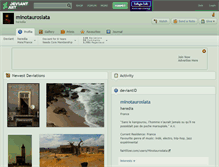Tablet Screenshot of minotauroslata.deviantart.com