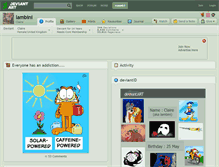 Tablet Screenshot of lambini.deviantart.com