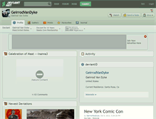 Tablet Screenshot of geirrodvandyke.deviantart.com