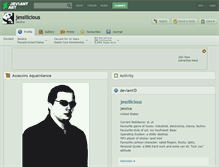 Tablet Screenshot of jessilicious.deviantart.com