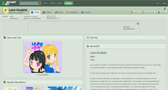 Desktop Screenshot of leon-vocaloid.deviantart.com