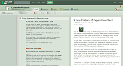 Desktop Screenshot of expansionwriters.deviantart.com