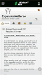 Mobile Screenshot of expansionwriters.deviantart.com