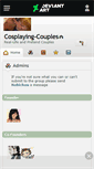 Mobile Screenshot of cosplaying-couples.deviantart.com