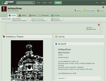 Tablet Screenshot of bellepullman.deviantart.com