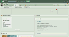 Desktop Screenshot of ice-dite.deviantart.com