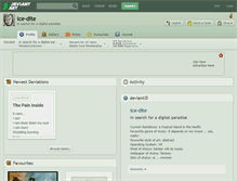 Tablet Screenshot of ice-dite.deviantart.com