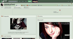 Desktop Screenshot of lostanneverfound.deviantart.com