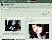 Tablet Screenshot of lostanneverfound.deviantart.com