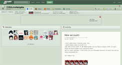 Desktop Screenshot of chibilovemangaka.deviantart.com