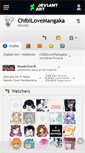 Mobile Screenshot of chibilovemangaka.deviantart.com