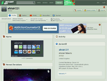 Tablet Screenshot of alistair221.deviantart.com