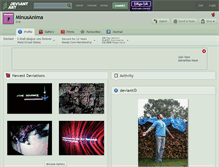 Tablet Screenshot of minusanima.deviantart.com