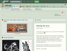 Tablet Screenshot of chels-poo.deviantart.com