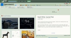 Desktop Screenshot of eleganceapparent.deviantart.com