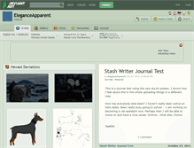 Tablet Screenshot of eleganceapparent.deviantart.com