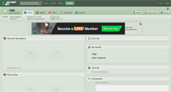 Desktop Screenshot of clap.deviantart.com