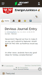 Mobile Screenshot of energonjunkies.deviantart.com