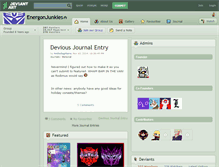 Tablet Screenshot of energonjunkies.deviantart.com