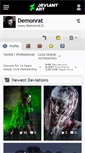 Mobile Screenshot of demonrat.deviantart.com