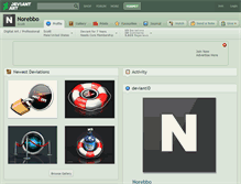 Tablet Screenshot of norebbo.deviantart.com